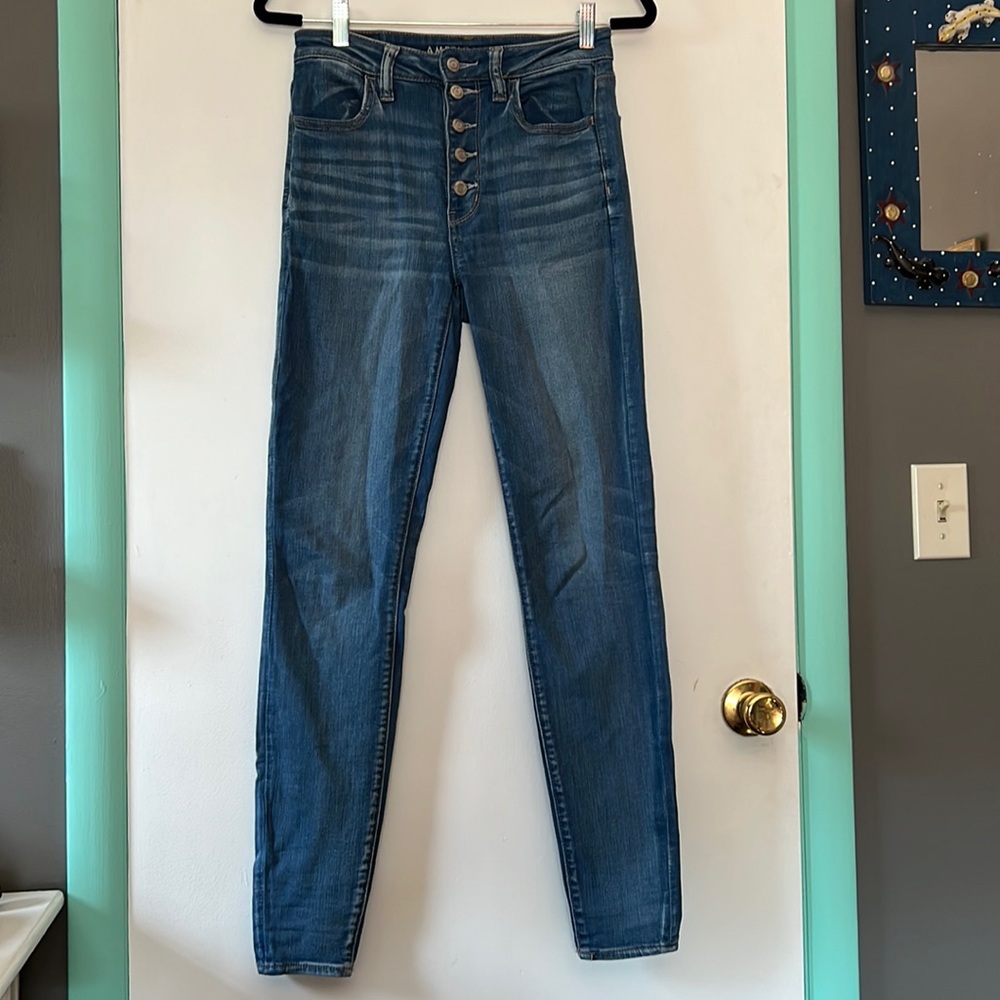 American eagle next level stretch skinny jeans